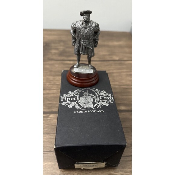 Piper Craft Henry VIII Pewter Figurine | Scotland | 4” Tall | Lead Free - Picture 1 of 6